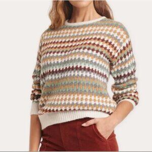 Knox Rose Pullover Multicolor Striped Sweater